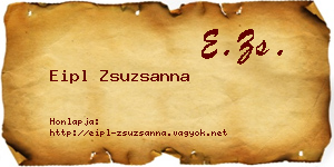 Eipl Zsuzsanna névjegykártya